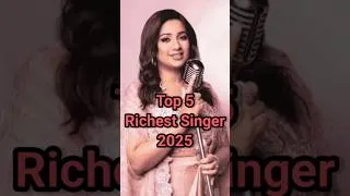Thumbnail: 🤑 Richest Singer in india 2025
