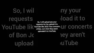 Thumbnail: A important message to Bon Jovi fans about this channel