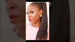 Thumbnail: Unlock your Best Hair Transformation Drawstring ponytail Edition ✨#hairtransformation#ponytail #updo