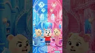 Thumbnail: Pink Mermaid vs Blue Mermaid 🧜‍♀️ Who Will You Choose? #Shorts #pinkvsblue #kidscartoon
