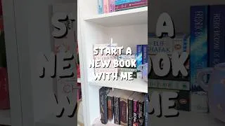 Thumbnail: Start a new book with me! Reading vlog coming soon! #newbook #reading #booktube