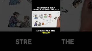 Thumbnail: Character Is Built Through Repeated Practice - From The Book The Happiness Hypothesis