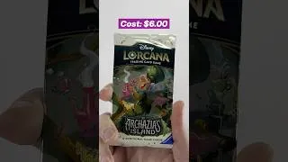 Thumbnail: Jafar! Opening a Lorcana Archazia's Island boosterpack with prices #lorcana #boosterpack #opening