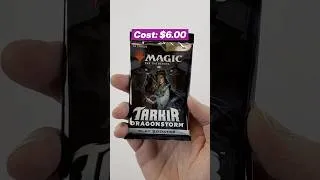 Thumbnail: Relaxing opening a MTG Tarkir Dragonstorm Play booster with prices #mtg #opening #booster