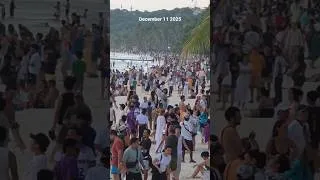 Thumbnail: Look! Boracay White Beach on December 11 2025 at Station 1 and Station 2 #shorts #beach