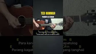 Thumbnail: Ted Hannah - Parokya Ni Edgar | Easy Guitar Tutorial