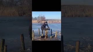Thumbnail: fishing hut. Fishing pier #bushcraft #camping #shelter #survival #hut #bushcraftcamp