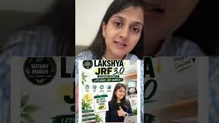 Thumbnail: Need guidance for Self Preparation ? Lakshya JRF 3.0 !!