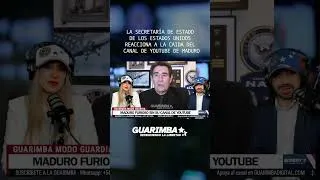 Thumbnail: Luis Quiñonez reacciona a la caida de canal de youtube de Maduro. El Departamento de estado al tanto