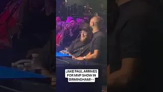 Thumbnail: JAKE PAUL ARRIVES FOR MVP SHOW IN BIRMINGHAM!👀