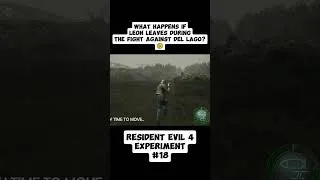 Thumbnail: What happens if LEON leaves during the fight against DEL LAGO 🤔 #re4mods #re4 #residentevil4