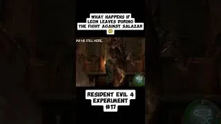 Thumbnail: What happens if LEON leaves during the fight against SALAZAR 🤔 #re4mods #re4 #residentevil4