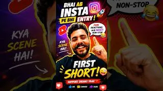 Thumbnail: ⚠️ YouTube gang… ab Insta pe bhi entry ho gayi 😏🔥Ab yaha bhi aayenge funny