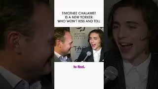 Thumbnail: NYC native Timothee Chalamet picks Rudy's hot dogs over mom's dinner any day #timotheechalamet #nyc