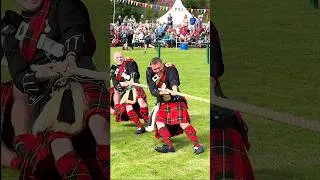 Thumbnail: Lonach #highlanders #pipeband v Wallace men in #tugofwar at 2026 Lonach Gathering Scotland #shorts