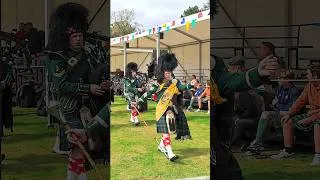 Thumbnail: #drummajor leads Huntly #pipeband opening #march at 2026 Lonach Gathering #highlandgames #shorts