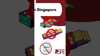Thumbnail: Banned for Chewing Gum! 😱 #CrazyLaws #BrainBoost #CrazyLaws #Singapore #FunFacts #Shorts #DidYouKnow
