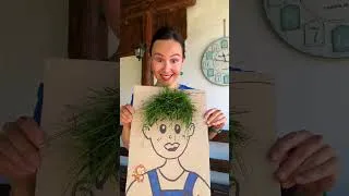 Thumbnail: Creative Cardboard Haircut with a Grass Twist! #DIYAdventure #CardboardAdventure