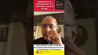 Thumbnail: Appointment of Sar Sangchalak: The leadership process of the RSS | Ratan Sharda | Author