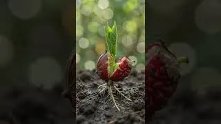 Thumbnail: From Tiny Mulberry Seed 🌱 to a Beautiful Tree 🌳 | Incredible Growth Timelapse! #shorts #seedtotree