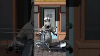 Thumbnail: Bernard Scooter FAIL! Hilarious Street Ride Ends in Crash! #bernard #polarbear #bear