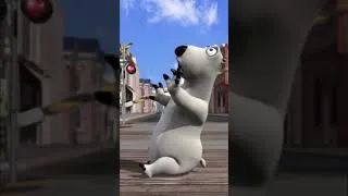 Thumbnail: Chase, Train, and Court Chaos! #bernard #polarbear #bear