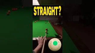 Thumbnail: Snooker Practice Break Is It Straight? 🤔 GoPro Headcam POV