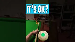 Thumbnail: Snooker Practice Break It’s Ok? 🙂 GoPro Headcam POV