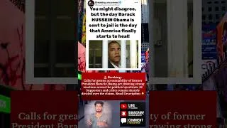 Thumbnail: 🚨 Breaking News - Calls for Accountability Against Barack Obama Spark Heated Debate... #trending