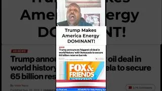 Thumbnail: Trump SECURES the BIGGEST Oil Deal in WORLD HISTORY! #politics #trump #venezuela