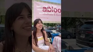 Thumbnail: doing markets is the best when i get to interact with the sweetest customers! 🥹💗 #smallbusiness