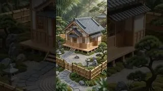 Thumbnail: Building a Tiny Japanese Zen House! ⛩️