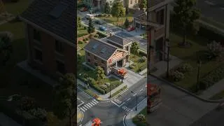 Thumbnail: I Built a Tiny Fire Station in 60 Seconds! 🚒 Mini Brick Build