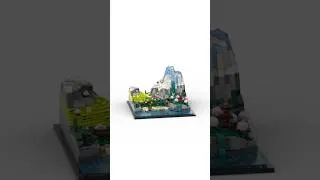 Thumbnail: Lego Japanese Landscape Speed Build #lego #shorts #satisfying #speedbuild #timelapse