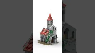 Thumbnail: Lego Medieval Chapel Speed Build #lego #shorts #satisfying #speedbuild #timelapse