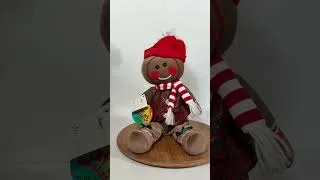 Thumbnail: PBC International Musical Animated Plush Christmas Gingerbread Boy Singing