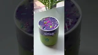 Thumbnail: ube matcha latte recipe made with ceremonial grade matcha powder💜