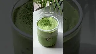 Thumbnail: double matcha latte with matcha cold foam recipe so yum! #matcha #matchalatte #matcharecipe