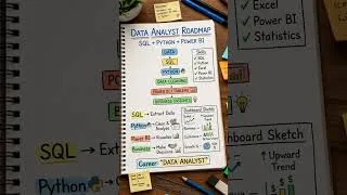 Thumbnail: Data Analyst Roadmap 2026 📊 #shorts