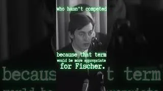 Thumbnail: Karpov: "Fischer is the paper champion, not me!" (1975)  #chess