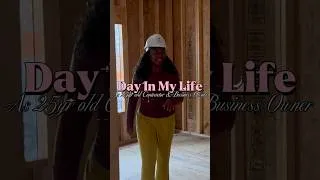 Thumbnail: Day in my Life as 25-year-old engineer, contractor, developer, and construction company owner👷🏽‍♀️