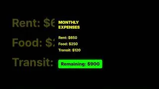 Thumbnail: I Saved $1,000 in 30 Days on a $15/Hr Job