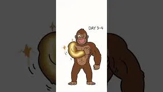 Thumbnail: "What Happens If Monkey Trains Biceps Every Day For 7 Days"