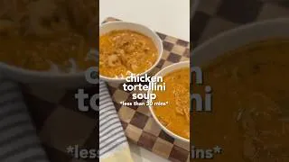 Thumbnail: one pot chicken tortellini soup *easy cozy dinner*