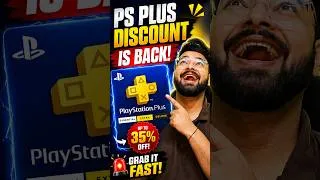 Thumbnail: 🔥 PS Plus Discount Is BACK! 😱 Grab It FAST Before It’s Gone! 🚨 #psplus  #shorts