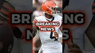 Thumbnail: 🚨BREAKING NEWS🚨 Deshaun Watson Named Browns Starting QB #nfl #browns #shorts