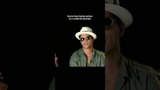 Thumbnail: Bruno almost made it a full clip being serious 😂😭 #brunomars #shorts #youtubeshorts