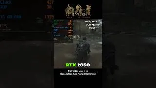 Thumbnail: Onimusha: Way of The Sword On RTX 2050 GPU💥😍 #onimushawayofthesword #shorts #gamingshorts #rtx2050
