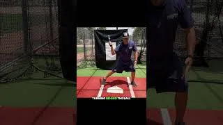 Thumbnail: Turning Behind the Baseball (Create MORE BAT SPEED/Make better contact) #baseball #hitting #mlb #win