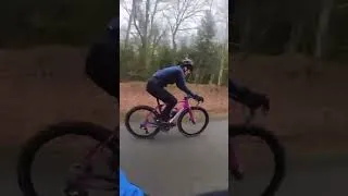 Thumbnail: Luke cycling in Winter on the new Impulso RC officina #bianchi #bianchilife